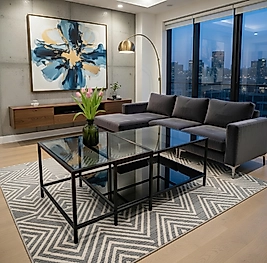 Metal  Z01 Orta Sehpa Siyah