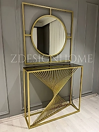 100 CM AYNA, 90X30X100 CM DRESUAR GOLD Z-05