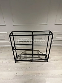 90X25X100 Cm Dresuar  Zdesignhome ( Şeffaf Cam)