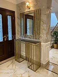 90 CM AYNA, 90X30X100 CM DRESUAR GOLD Z-08