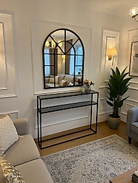 80X100 Cm Ayna + 90X20X120 Cm Dresuar Takım Zdesignhome