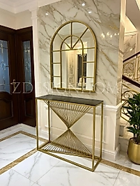 80X100 CM AYNA, 90X30X100 CM DRESUAR GOLD Z-17