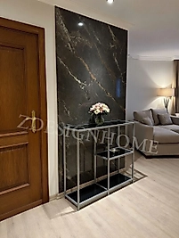 ZDesignHome Gümüş Dresuar 90x25x100 cm – Modern Metal Dresuar