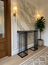 ZDesignHome Antrasit Gri Dresuar 90x30x100 cm – Füme Raflı Ayna