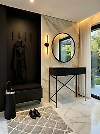 85 Cm Ayna + 90x35x100 Cm Dresuar Siyah | ZDesignHome Z29