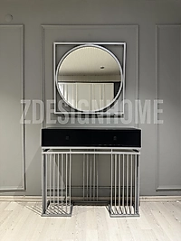 85 CM AYNA, 90X30X100 CM DRESUAR GÜMÜŞ Z37