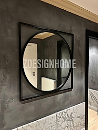 ZDesignHome 85 Cm Dekoratif Ayna | Modern Duvar Aynası