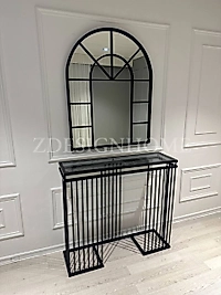 80X100 Cm Ayna + 90X30X100 Cm Dresuar Takım (Füme Cam) Zdesignhome