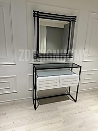 100x35x90 CM DRESUAR, AYNA TAKIM SİYAH (FÜME CAM) Z14