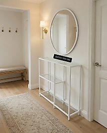 ZDesignHome Beyaz Dresuar Takım Z168