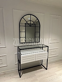 80X100 CM AYNA, 90X35X100 CM DRESUAR SİYAH Z23