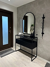 80X100 CM AYNA , 90X35X120 CM DRESUAR SİYAH TAKIM