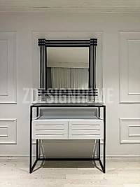 100x35x90 CM DRESUAR, AYNA TAKIM SİYAH Z14