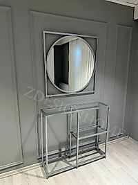 ZDesignHome Gümüş Dresuar Takım Z84