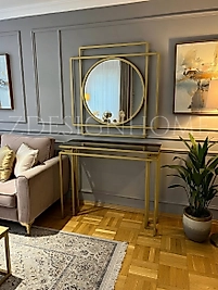 100 CM AYNA, 90X30X100 CM DRESUAR GOLD Z-20