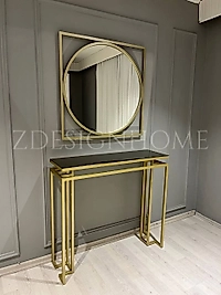 85 CM AYNA, 90X30X100 CM DRESUAR GOLD Z-19