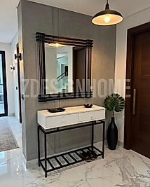 95 Cm Ayna + 90x30x100 Cm Dresuar Siyah | ZDesignHome