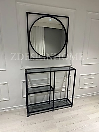 85 Cm Ayna + 90X25X100 Cm Dresuar Takım Zdesignhome Z08