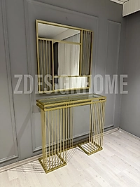 90 CM AYNA , 90X30X100 CM DRESUAR GOLD Z36