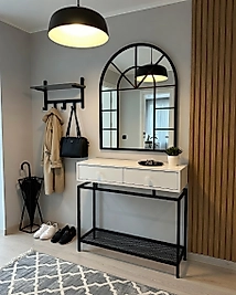 80x100 Cm Ayna + 90x30x100 Cm Dresuar Siyah | ZDesignHome