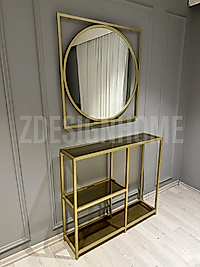 ZDesignHome Gold Dresuar Takım Z121