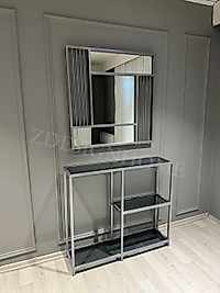 ZDesignHome Gümüş Dresuar Takım Z82
