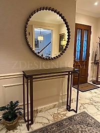 Lumina Dresuar & Ayna Takımı – Eskitme Gold