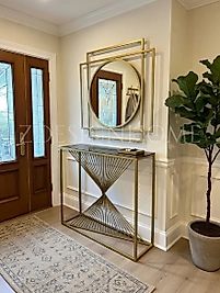 100 CM AYNA, 90X30X100 CM DRESUAR GOLD Z-14