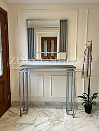 ZDesignHome Gümüş Dresuar Takım Z164