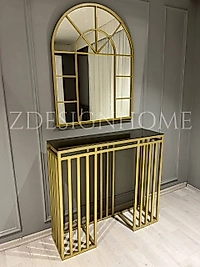 80X100 CM AYNA, 90X30X100 CM DRESUAR GOLD Z-02