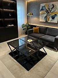 ZDESIGNHOME X ORTA SEHPA SİYAH