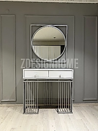 85 CM AYNA, 90X30X100 CM DRESUAR GÜMÜŞ Z12