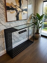 120x30x90 Cm Siyah Dresuar | Modern Metal Dresuar | ZDesignHome