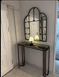 Eskitme Gold Dresuar Takımı & Aynalı Dresuar Modelleri | Modern Antre