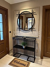 80 Cm Ayna, 90X30x100 Cm Dresuar( Raf Siyah Cam)