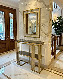 ZDesignHome Gold Dresuar Takım Z154